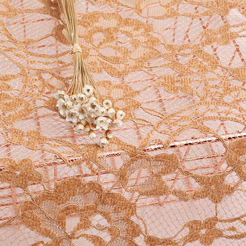Lace Fabric Bridal Casual Polyester Brushed for Loungewear Wholesale S 5